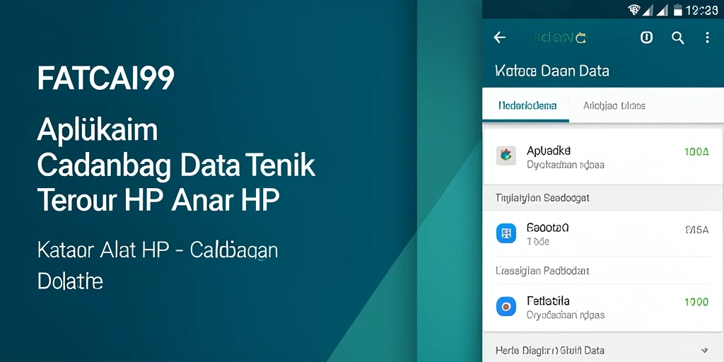 Antarmuka user-friendly FATCAI99 untuk cadangan data.