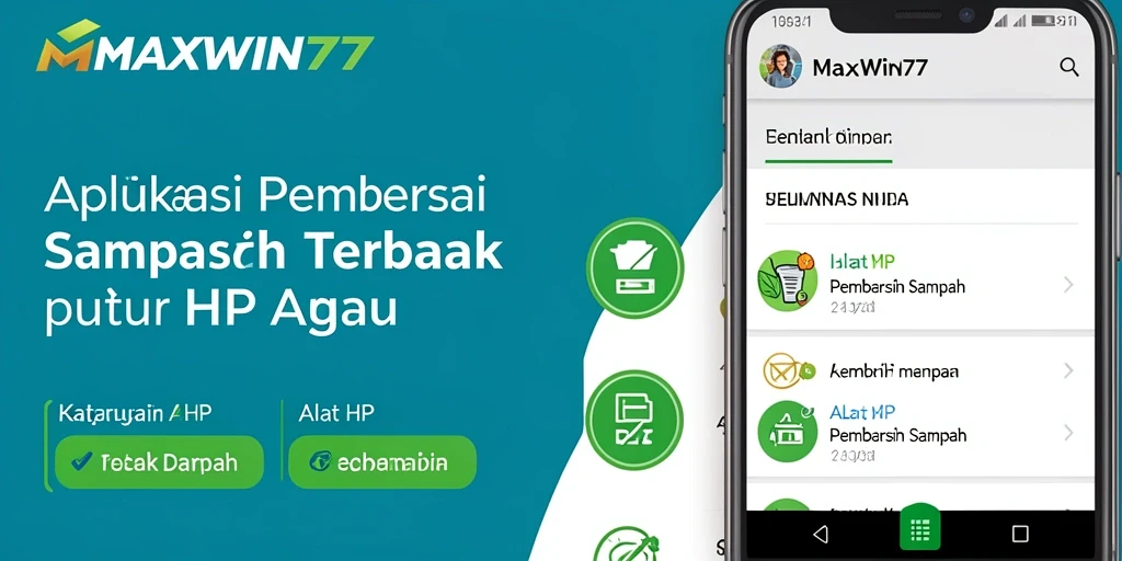 Antarmuka MAXWIN77 yang sederhana dan efisien untuk membersihkan sampah.