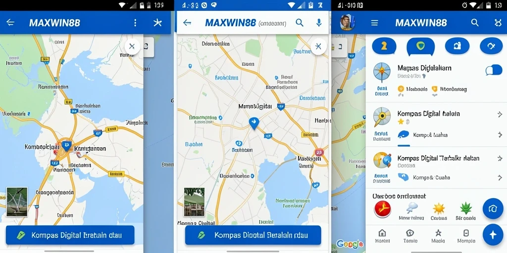 Tampilan antarmuka aplikasi MAXWIN88 untuk navigasi yang akurat.
