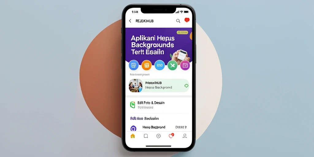 Antarmuka REJEKIHUB untuk fungsi Hapus Background yang intuitif.