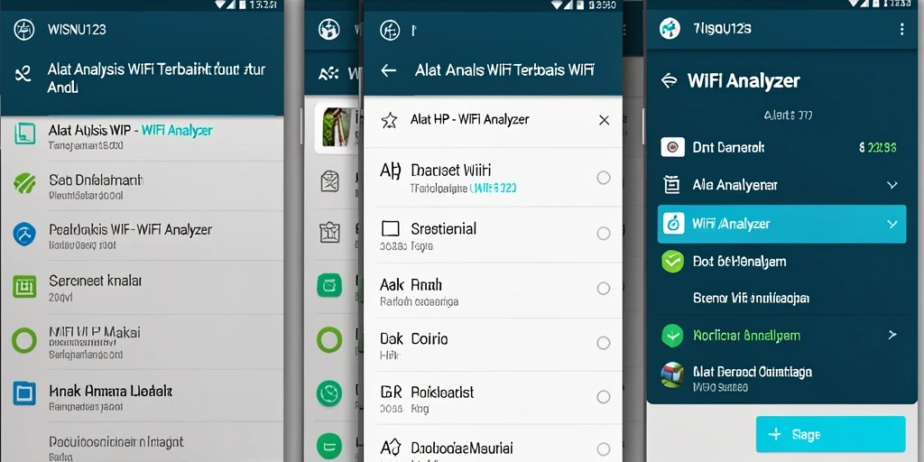 Antarmuka WISNU123 menampilkan informasi analisis WiFi dengan jelas.